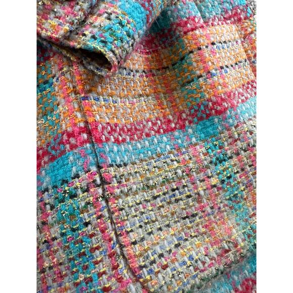 NWT Emanuel Ungaro Paris Parallele Tweed wool blazer 90's vintage 16 XL - Picture 14 of 16